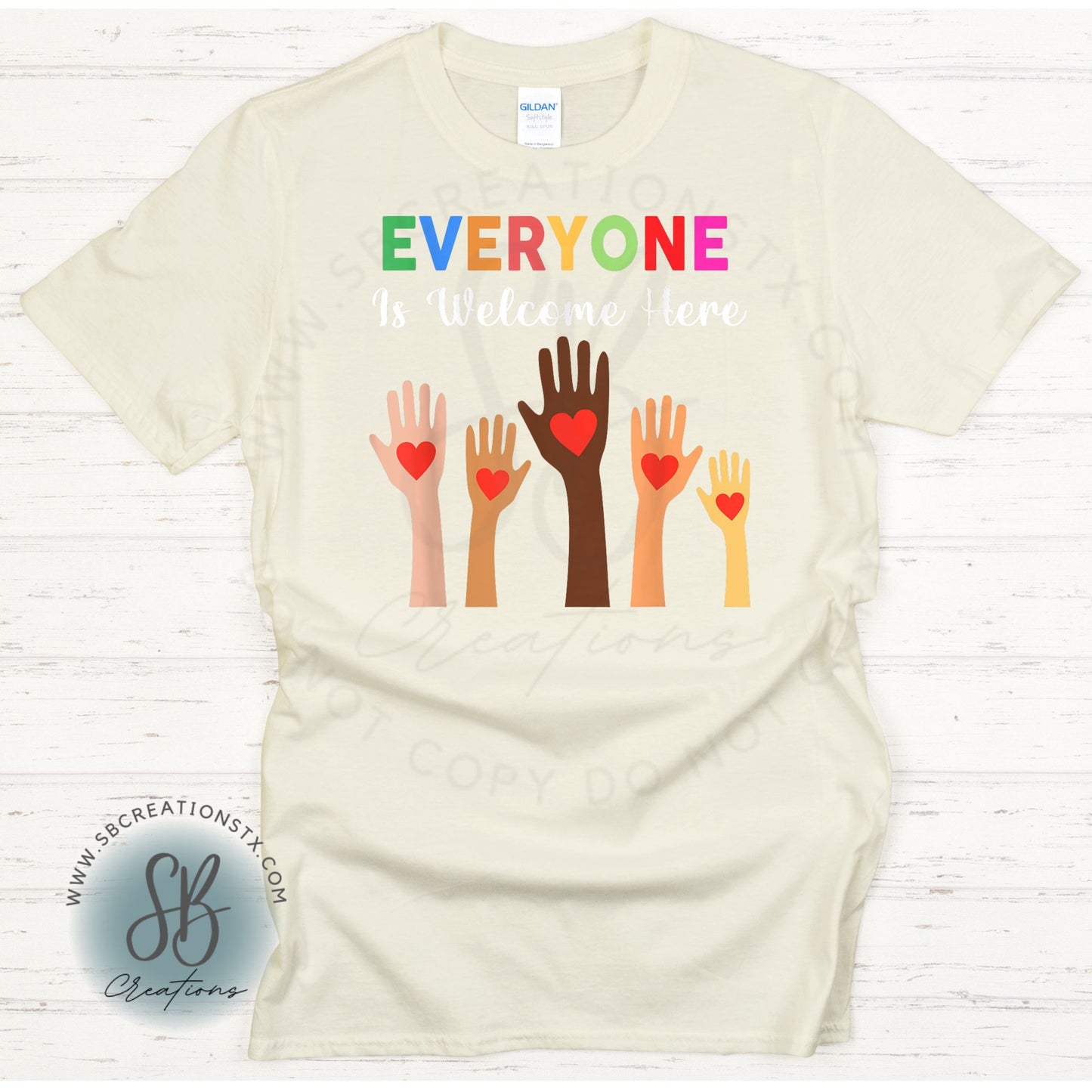 Everyone Welcome Hands