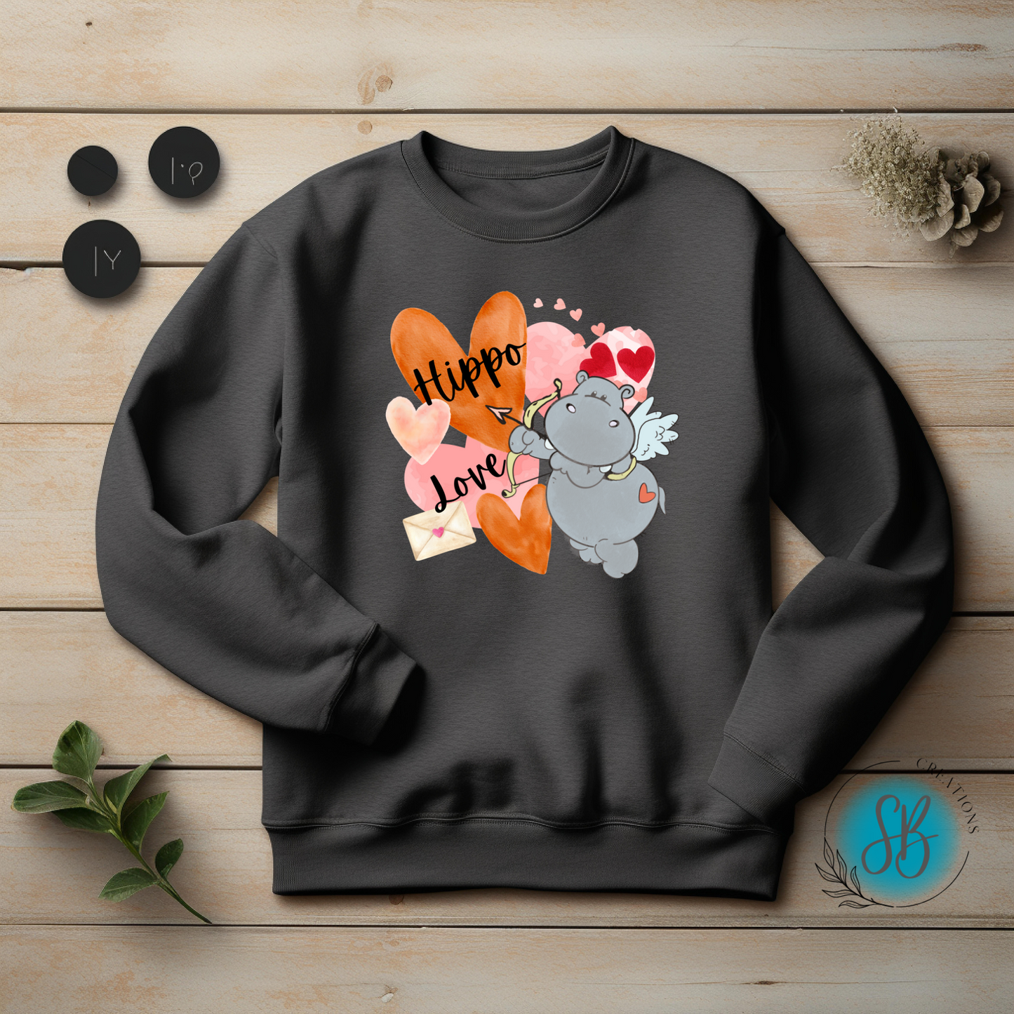 Hippo Love Sweatshirt