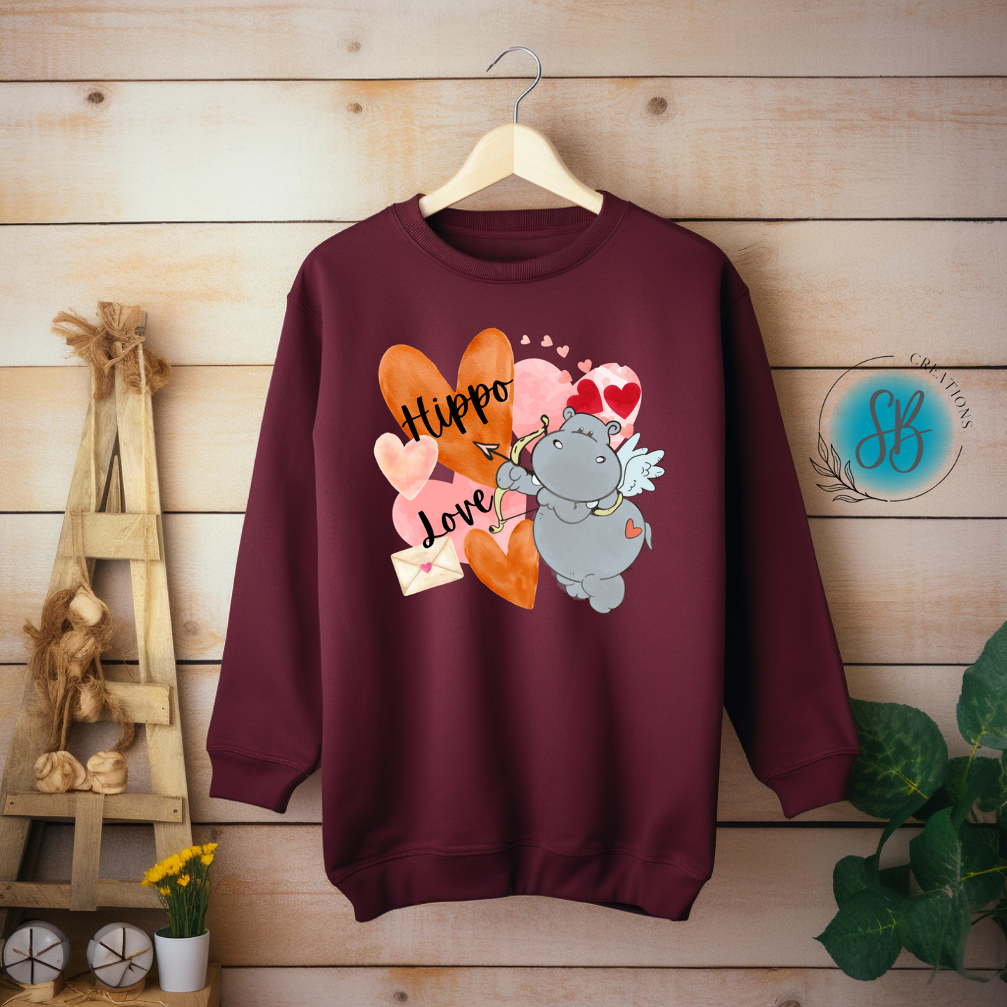 Hippo Love Sweatshirt