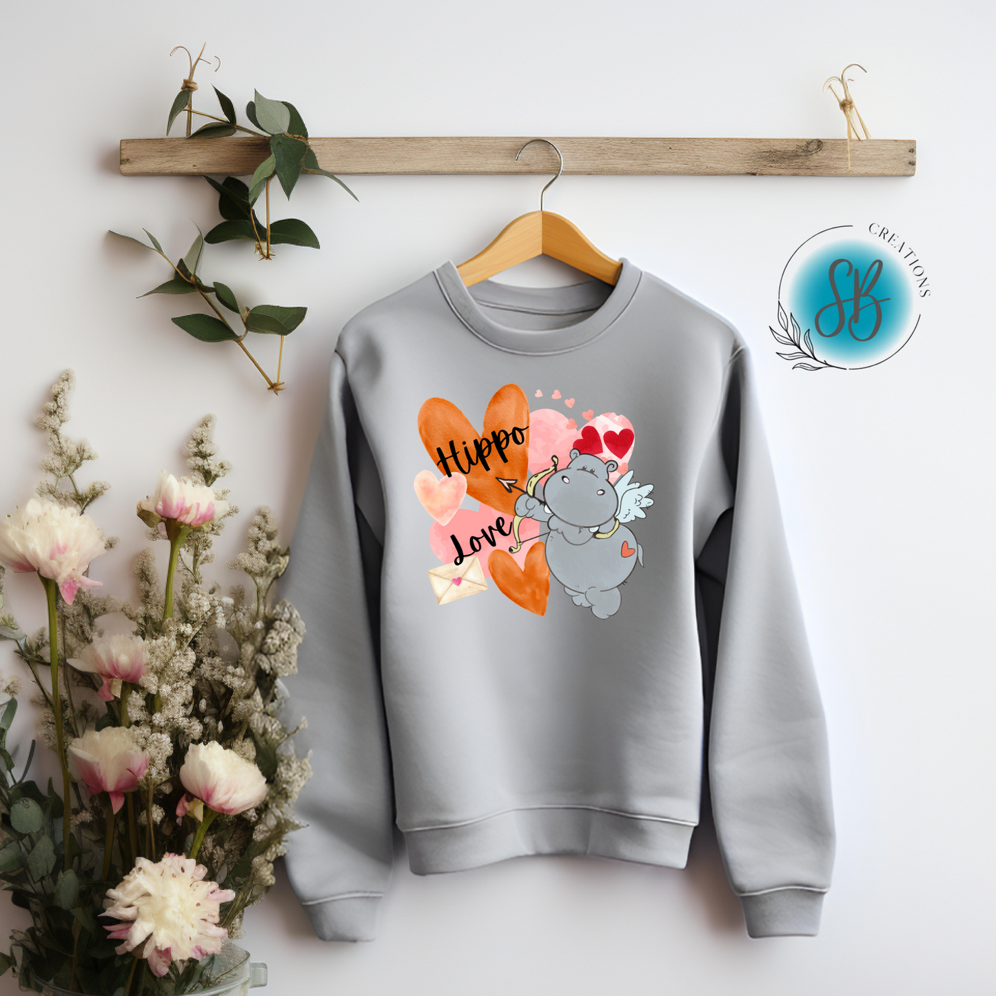 Hippo Love Sweatshirt