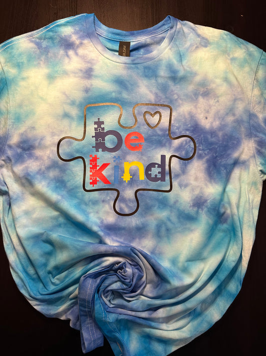 Blue Sky Tye Dye - Be Kind