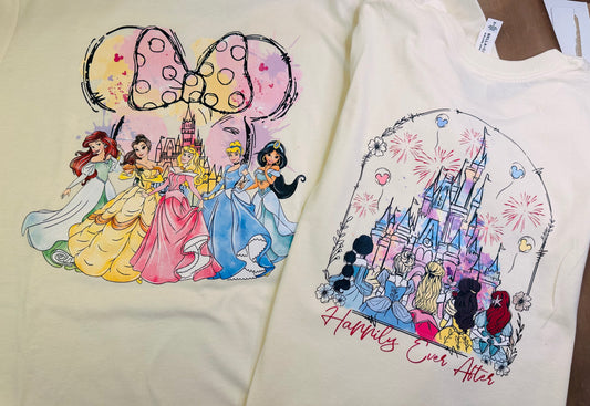 Disney Princess Watercolor